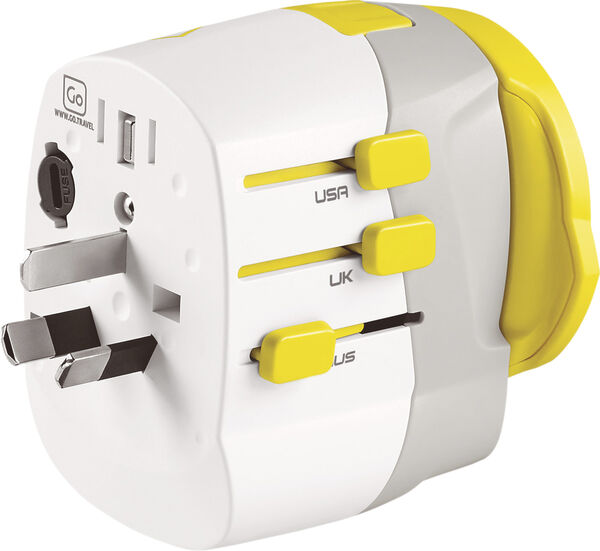 Worldwide adaptor + USB