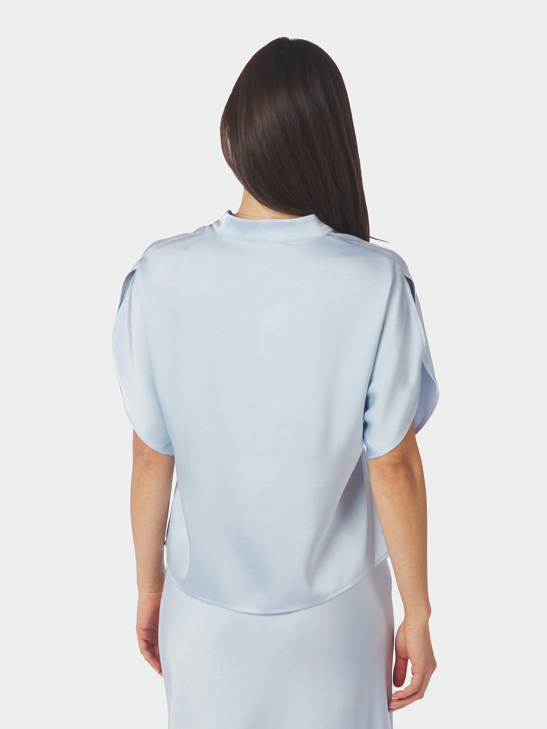 Anelle Heavy Sateen Blouse