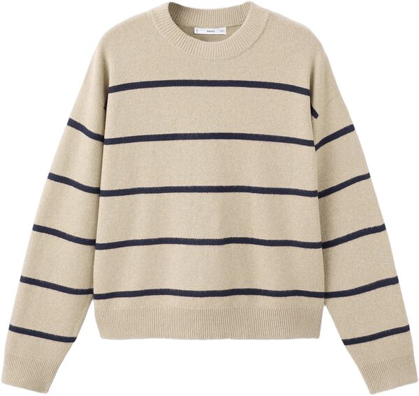 Knit striped sweater