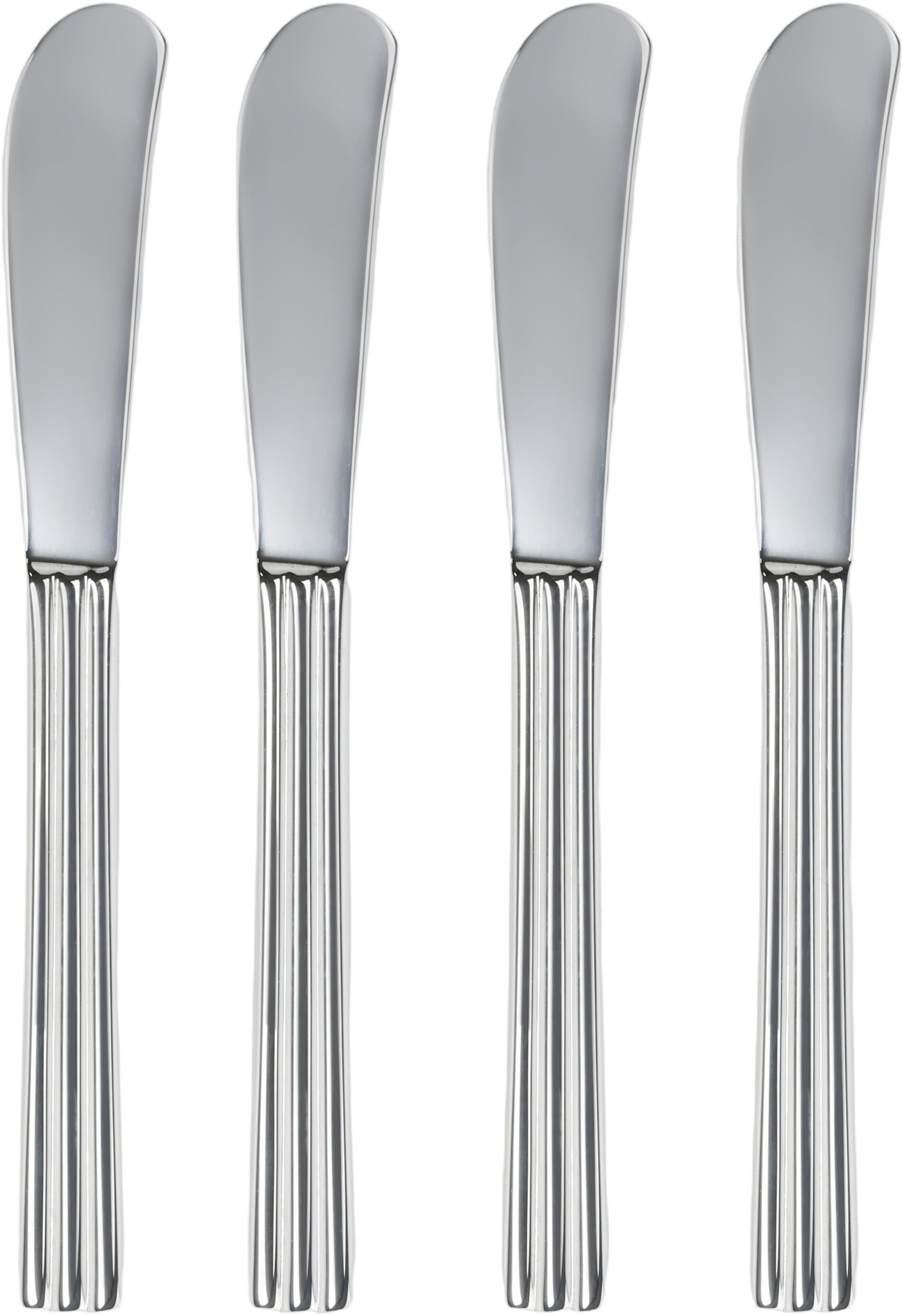 Sm&oslash;rkniv Thebe 16 cm 4 stk. Blankt st&aring;l