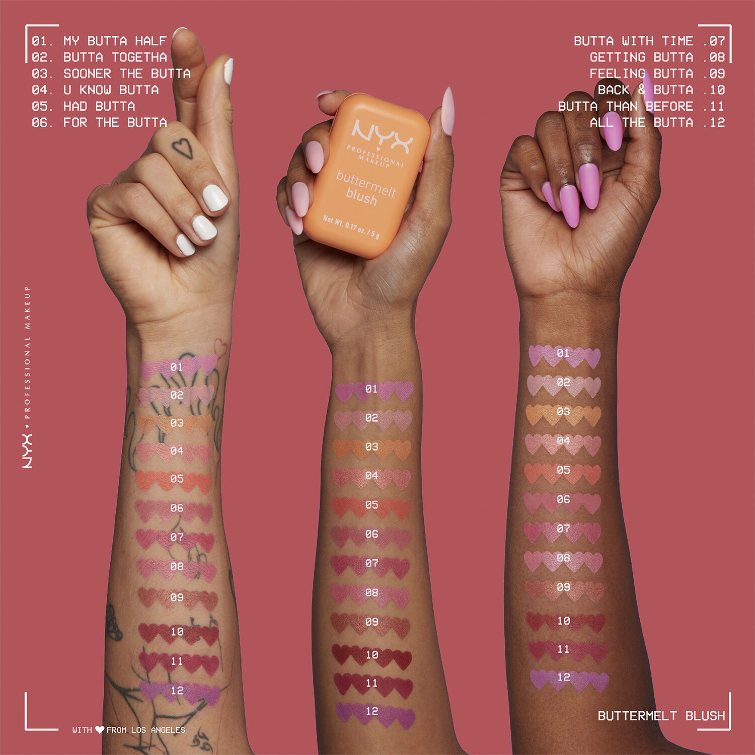 NYX Professional Makeup Buttermelt Blush