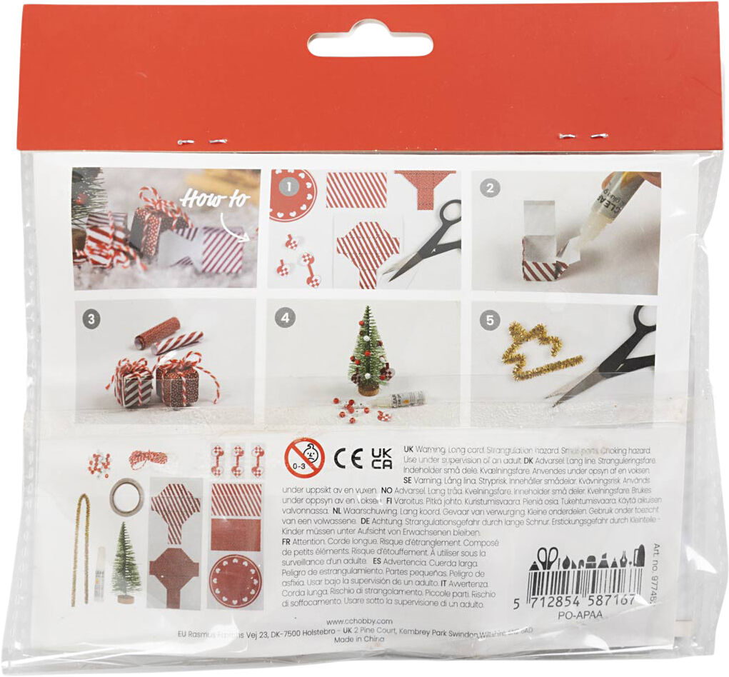 Mini DIY Kit Nissens D&oslash;r, Juletr&aelig;