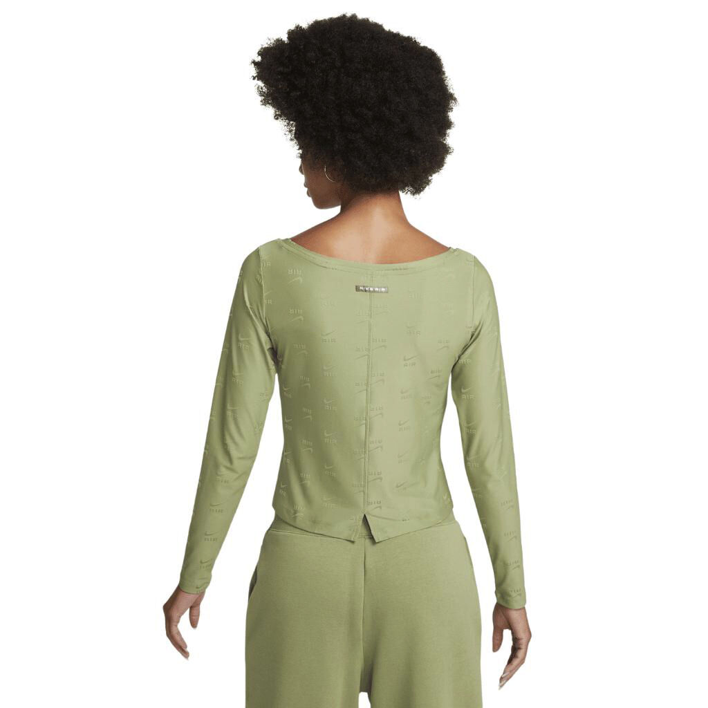 air printed long shirt