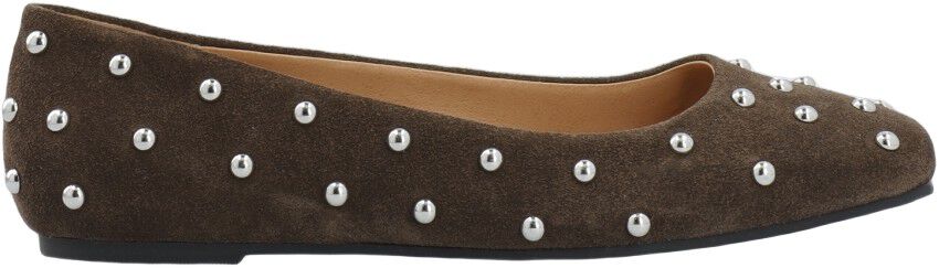 CASRUBY Studded Ballerina Suede