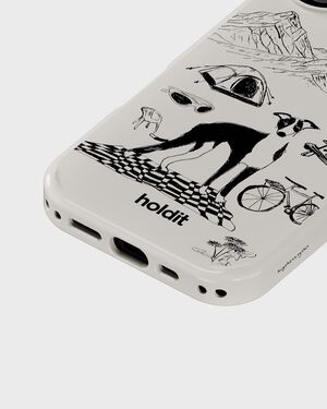 Graphic Print Case MagSafe iPhone 17 Wool Gray