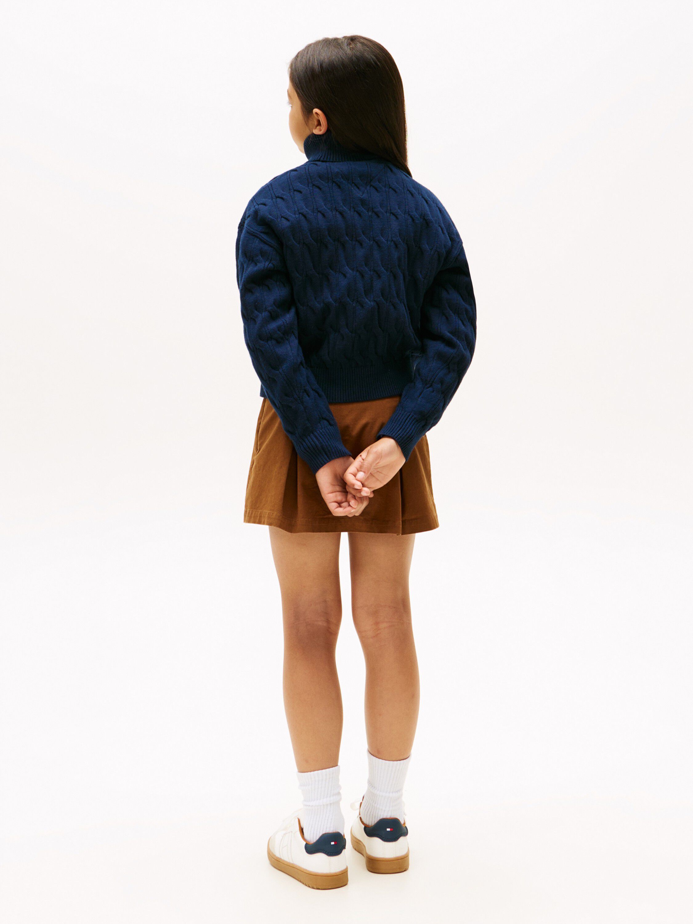 CREST CABLE TURTLE NECK