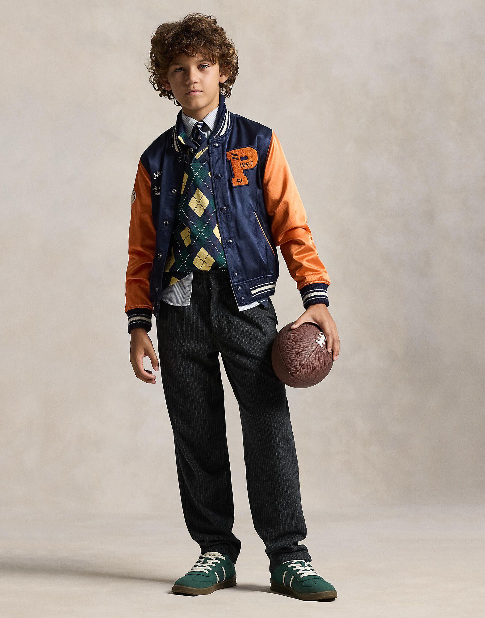 Chalk-Stripe Knit Pant Teens