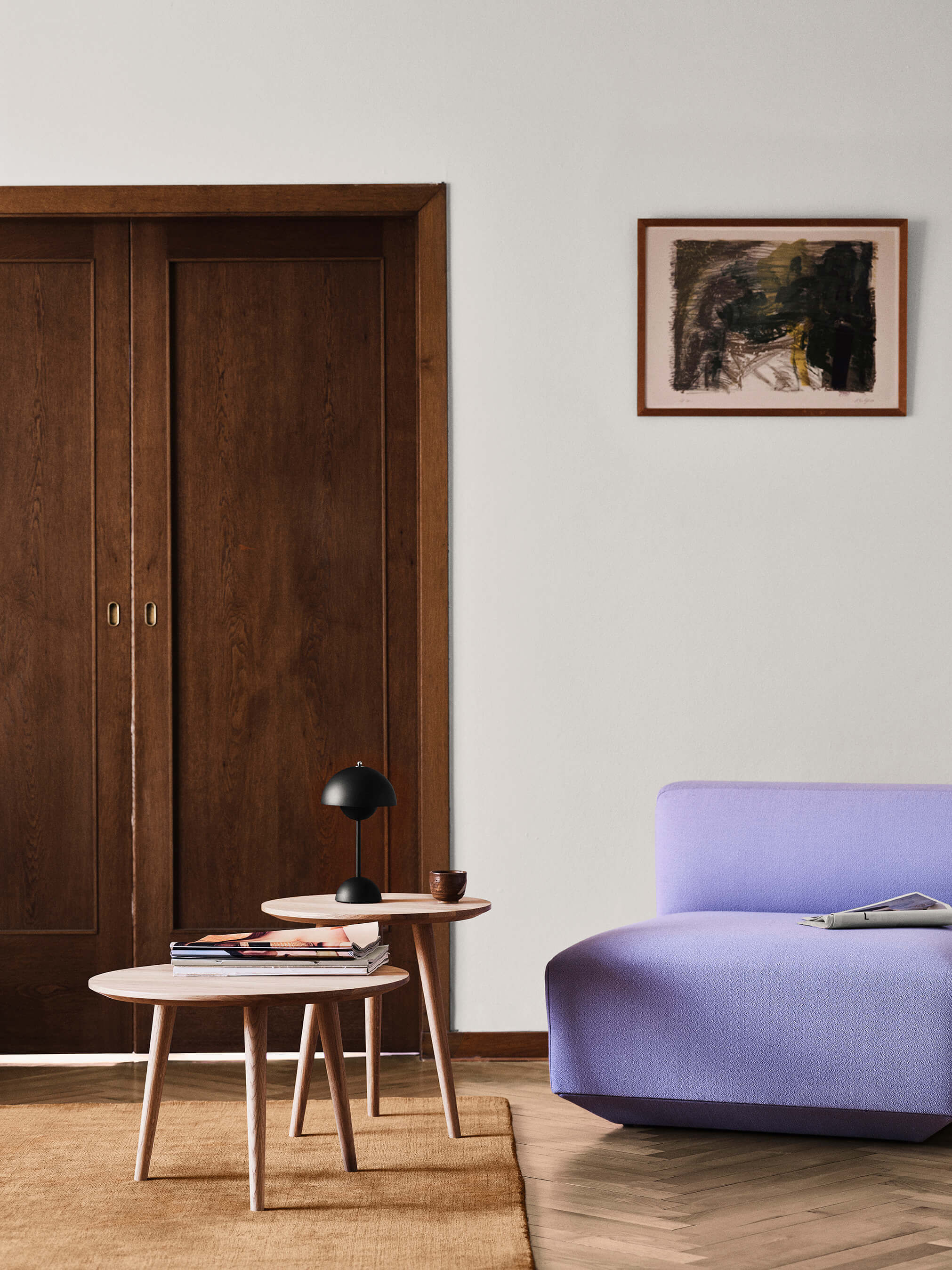 Flowerpot Portable Lamp VP9, Magnetic Charger