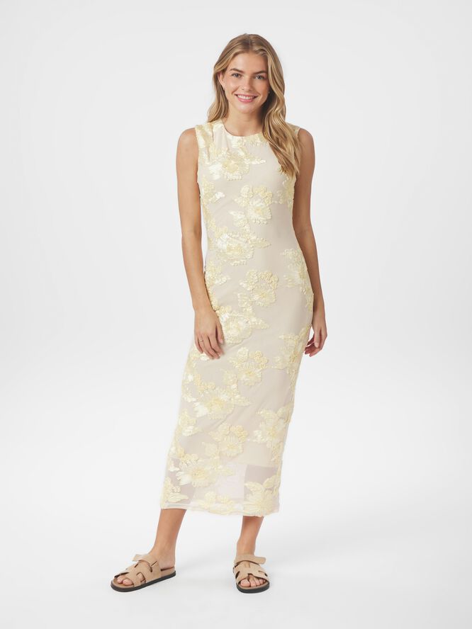 Tiranna Big Flower Mesh Dress