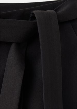Bow straight trousers