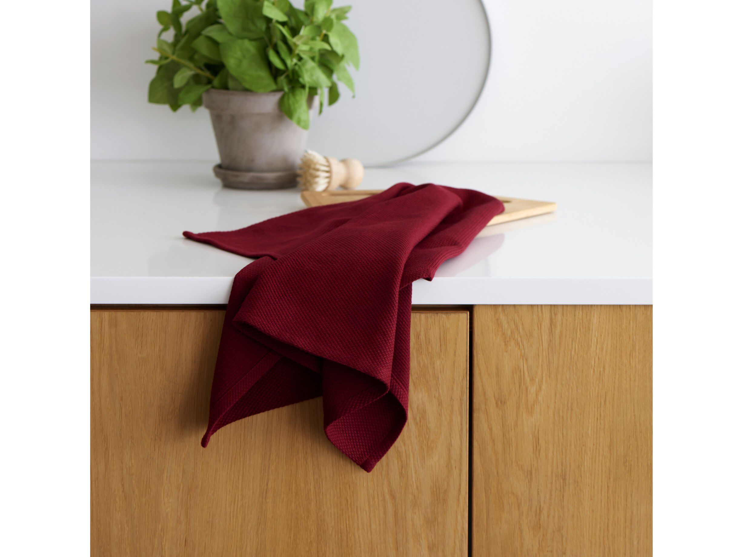 Viskestykke Diamond 50x70 cm Rumba red