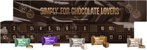 Xmas Calender, For Chocolate Lovers, Brown 300g