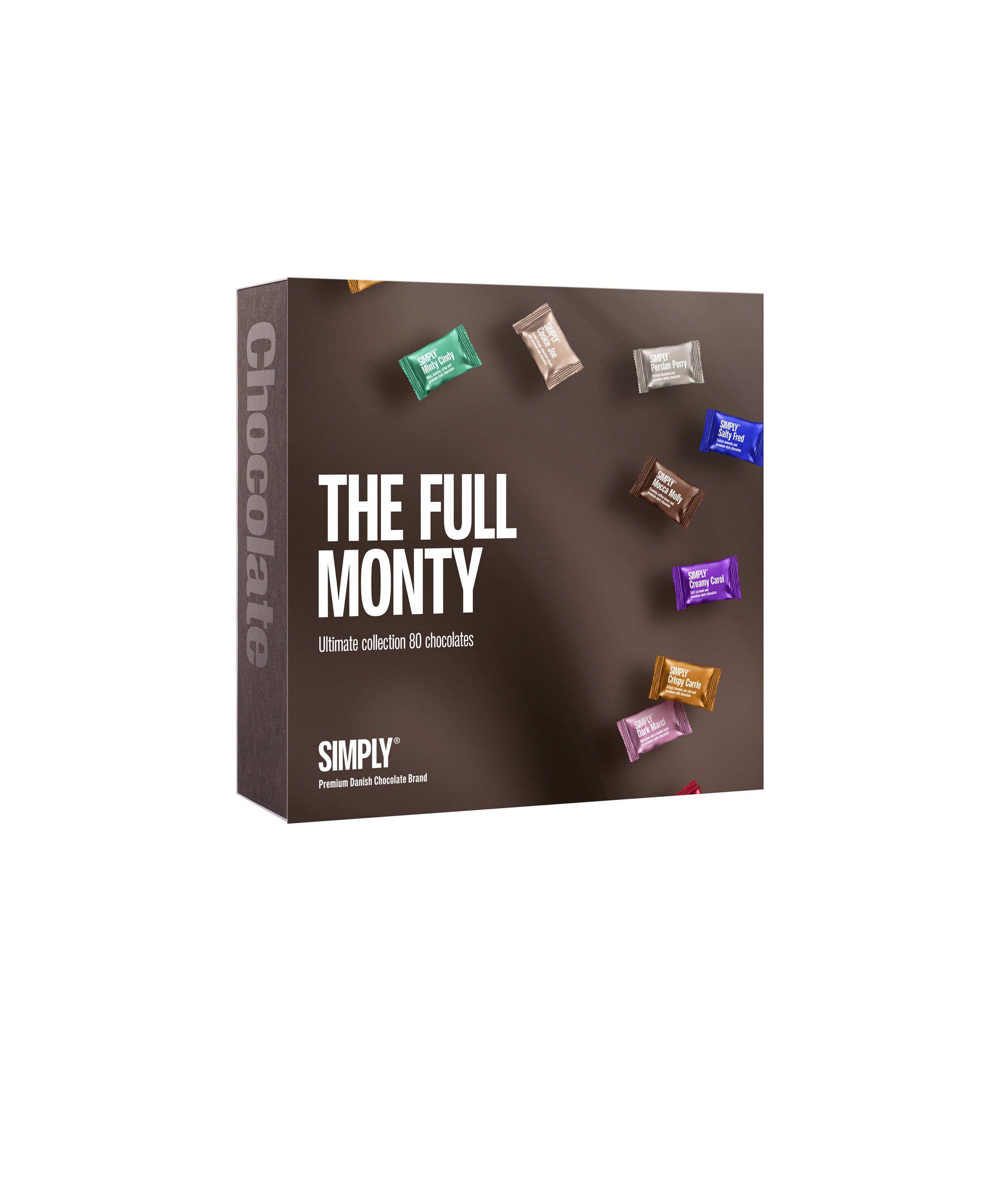 Simply&reg; THE FULL MONTY chokolade&aelig;ske (800g)