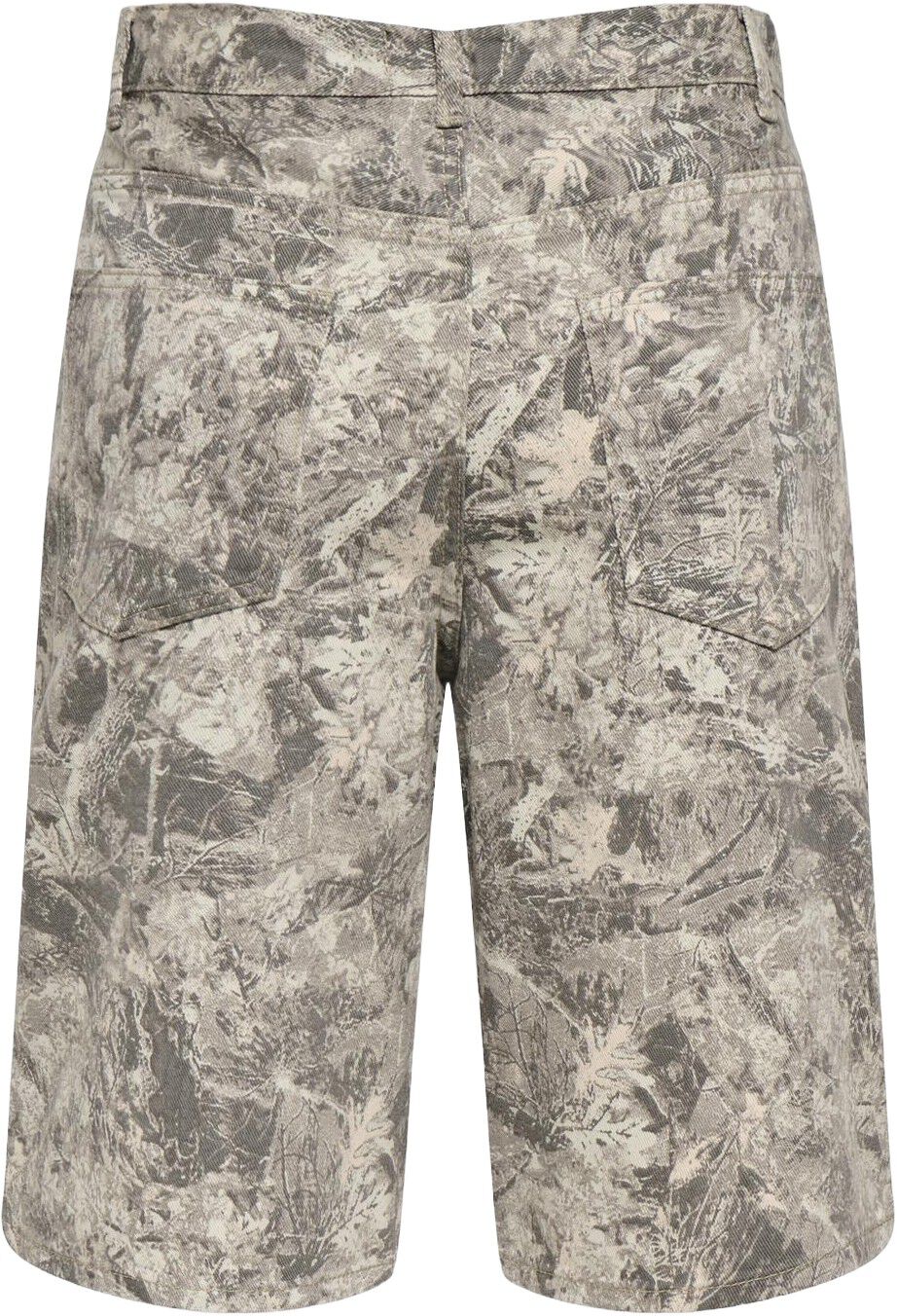Onlbanu Hw Camo Bermuda Shorts Pnt