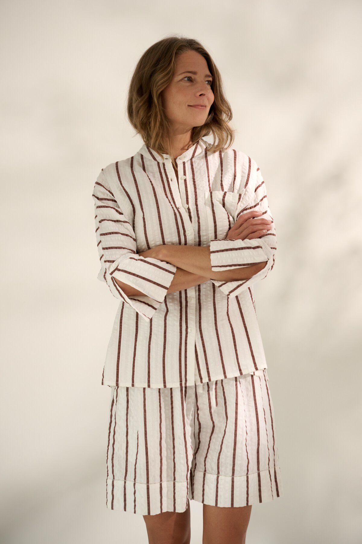 wake shorts wave stripe