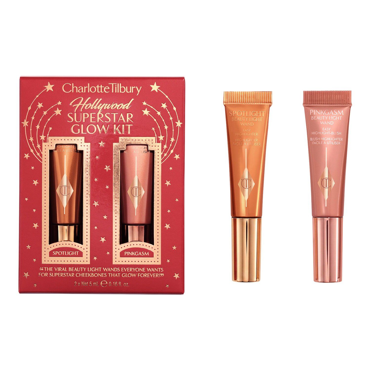 Charlotte's Hollywood Superstar Glow Kit - Makeup-s&aelig;t