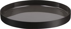 MM Grenada deco tray, Round, Charcoal