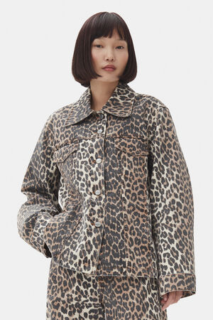 Print Denim Jacket