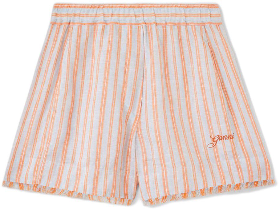 Linen Stripe Shorts