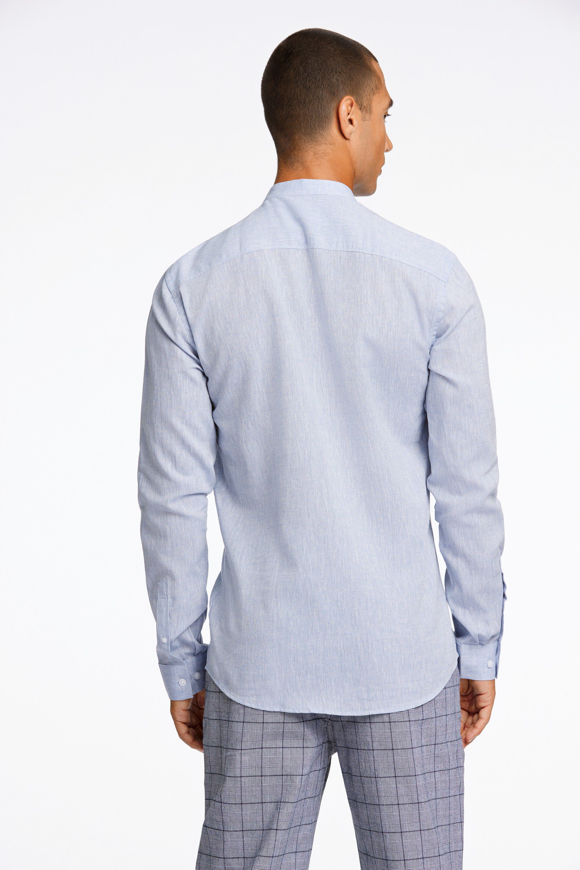Linen/cotton shirt L/S