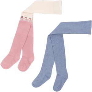 2 PACK CHERRY LUREX TIGHTS