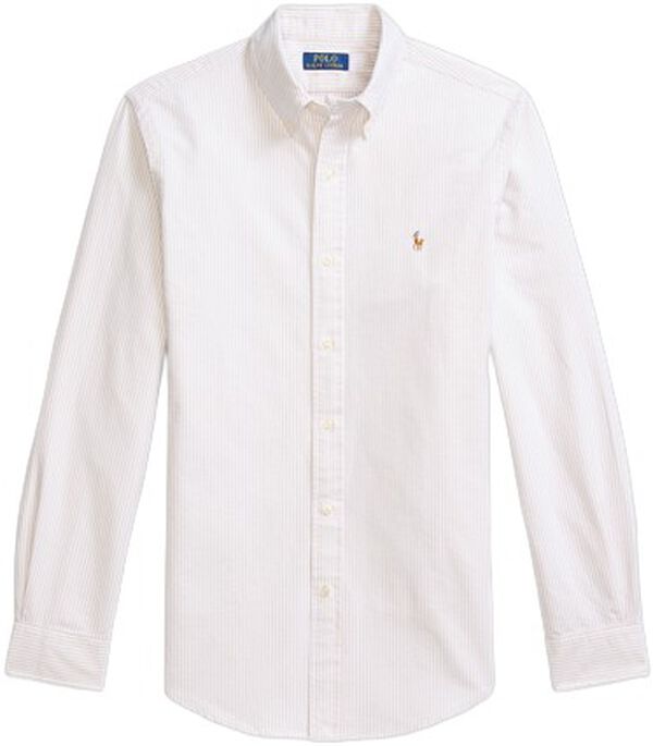 Custom Fit Striped Oxford Shirt