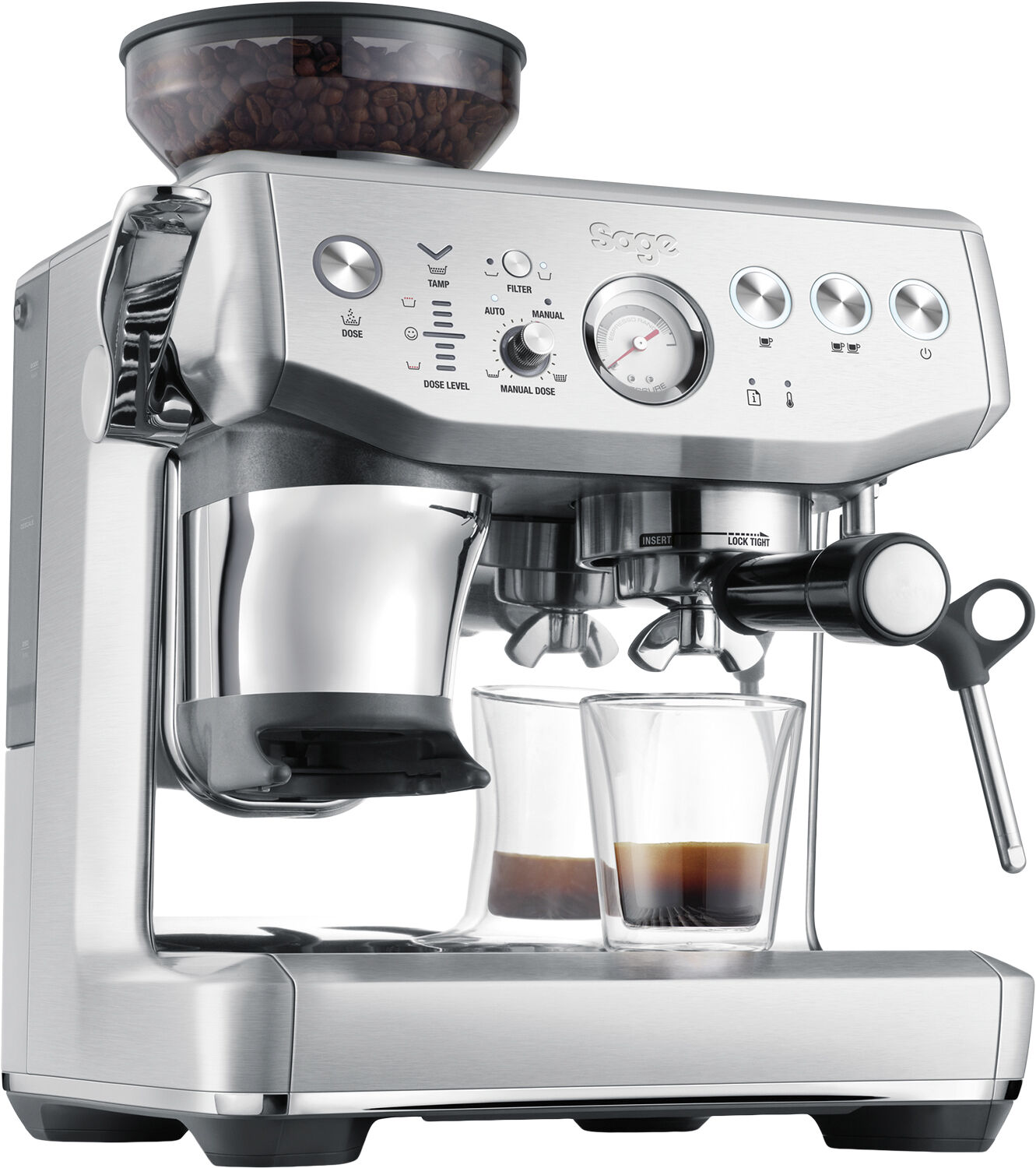 The Barista Express Impress Brushed Steel