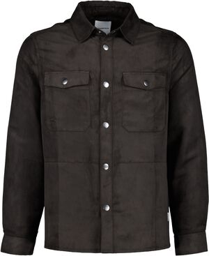 Micro suede overshirt