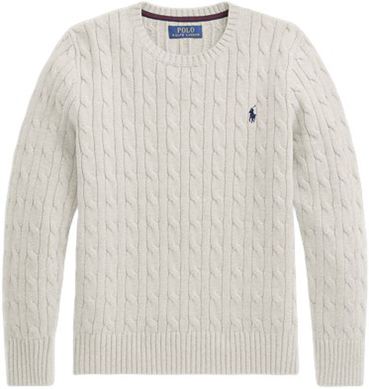 Cable-Knit Cotton Sweater
