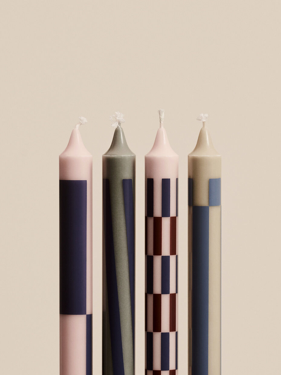Pattern Candle - Set of 4