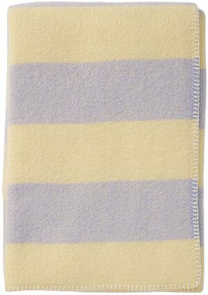 Uldplaid Unni stripe Rutabaga/Thist