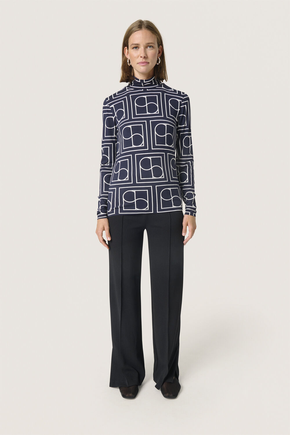 SLHanadi Printed Rollneck LS