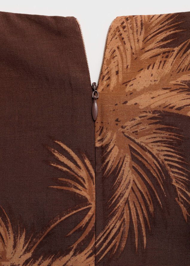 Lyocell jumpsuit cut out knot detai