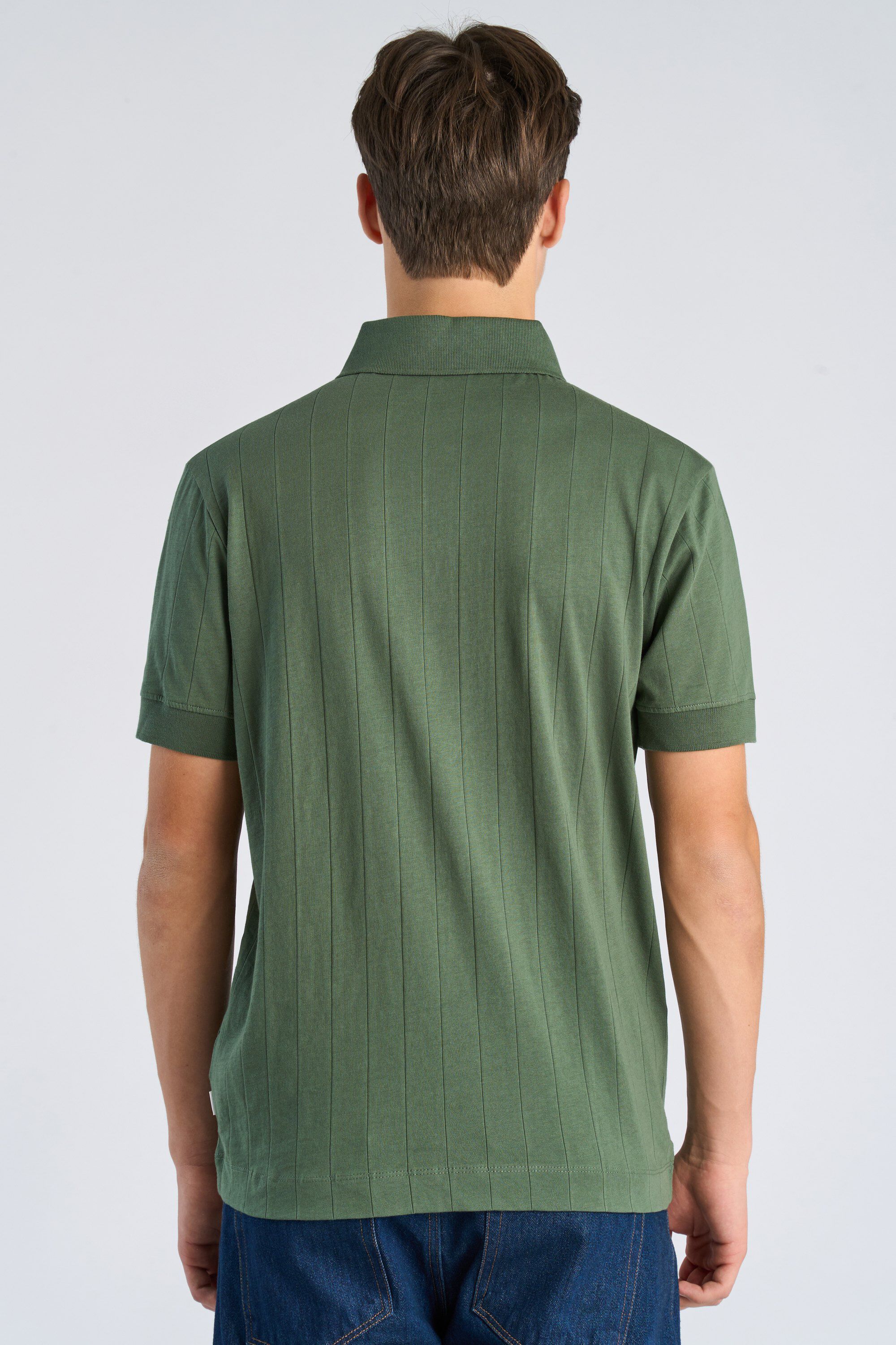 Needle drop polo S/S