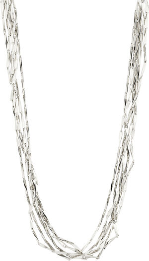 CONNECT recycled necklace silver-plated