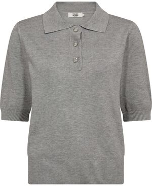Frigga 11 Kortærmede strik polo - Viscose LENZINGECOVERO