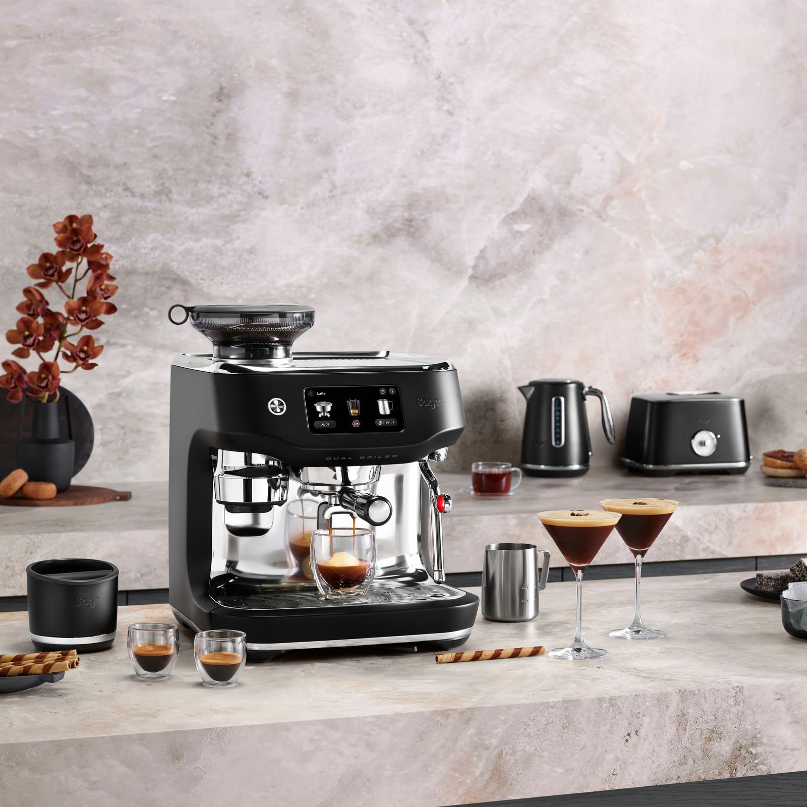 Sage SES 995 BTR Oracle Dual Boiler Espresso machine Black T