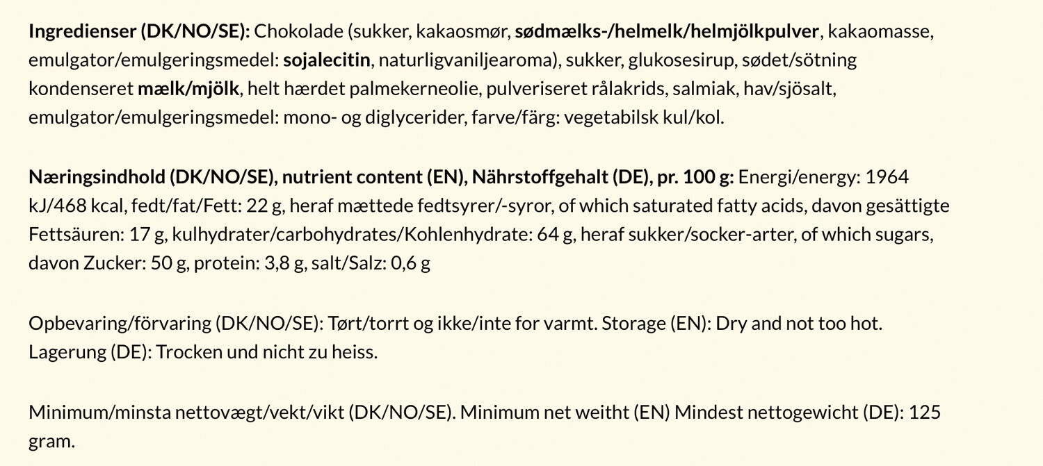 Lys Symfoni &aelig;ske 125 gr.