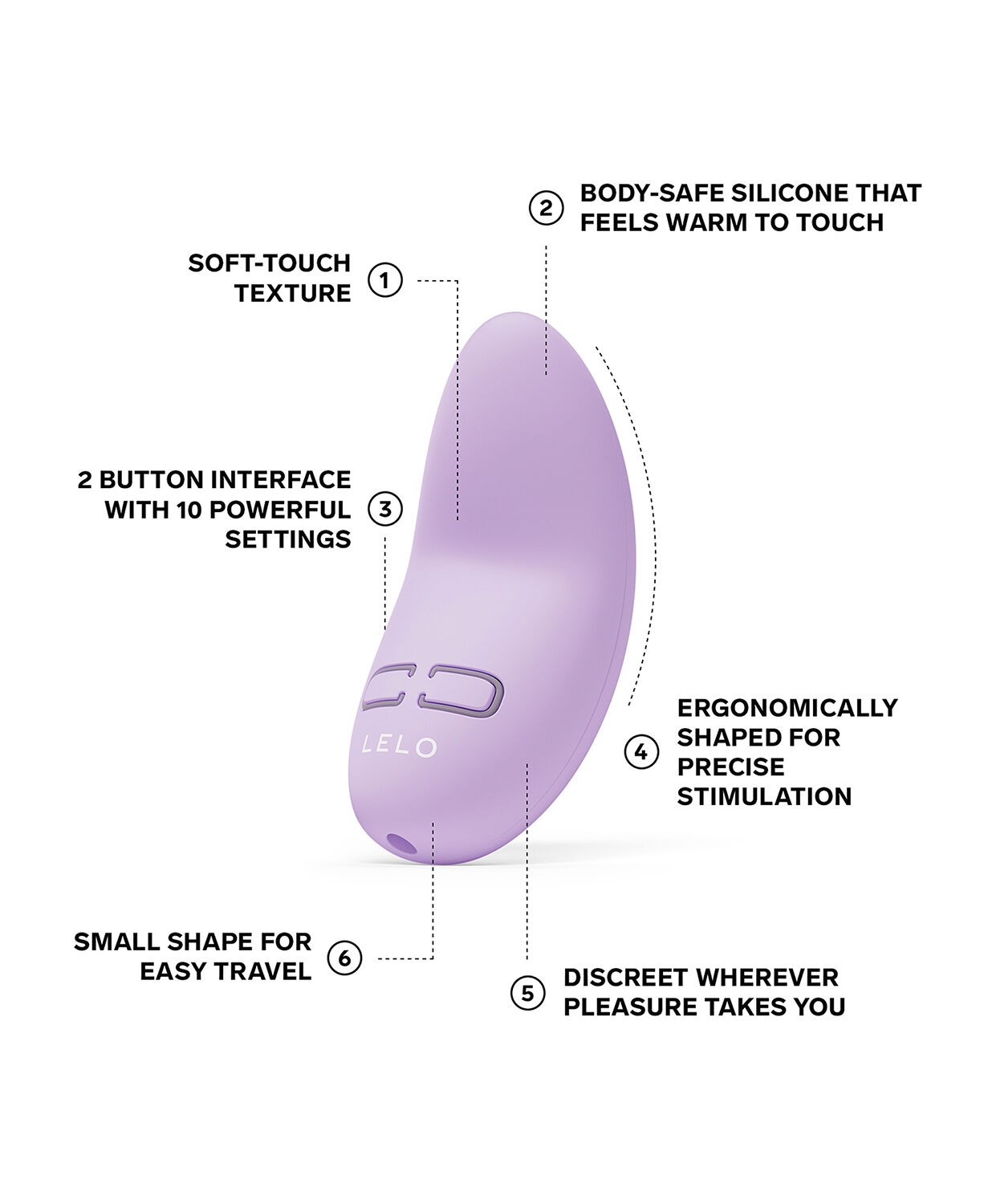 Lily 3 Klitoris Vibrator - Lavendel