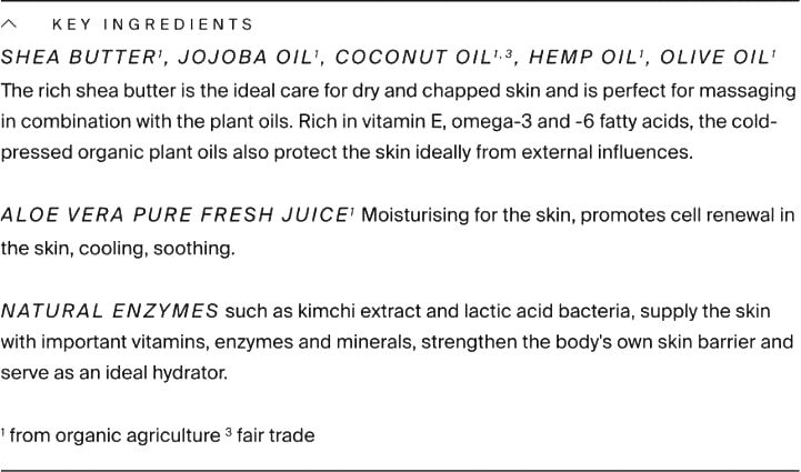 Organic Deep Nourish Body & Massage Cream lavender