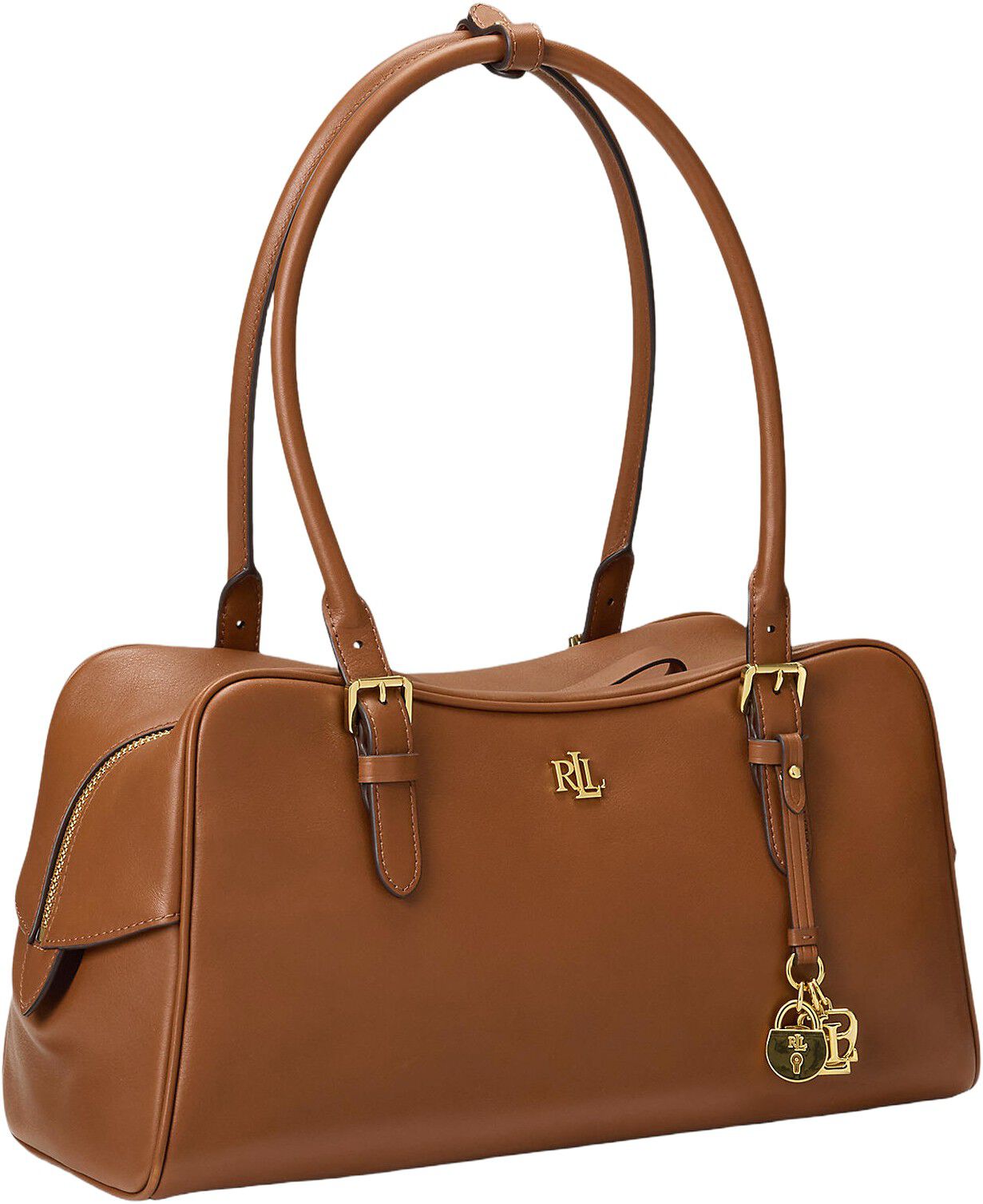 Leather Large Marcy Zip Satchel