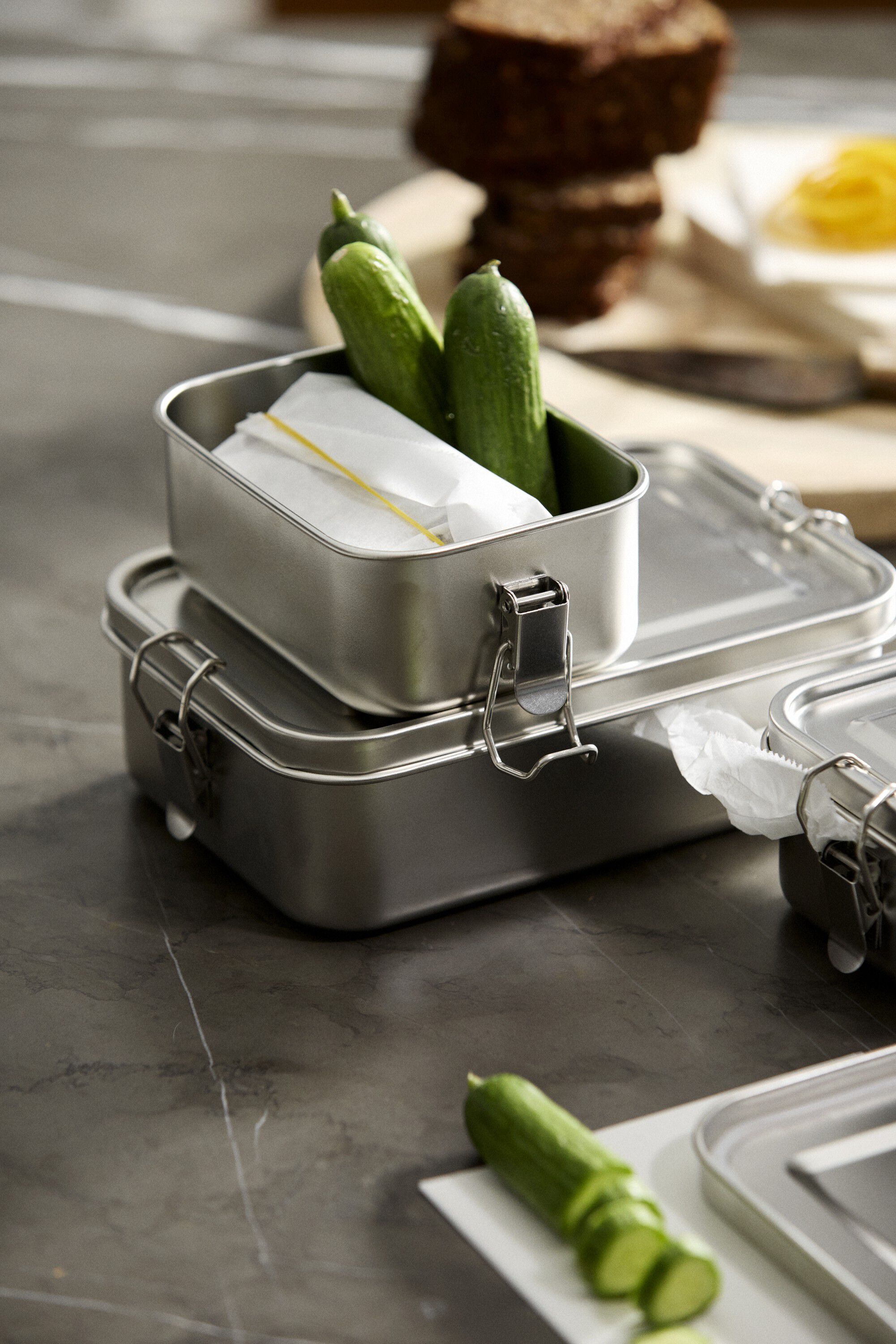 RUMEX lunch box, square, L - 1400 ml