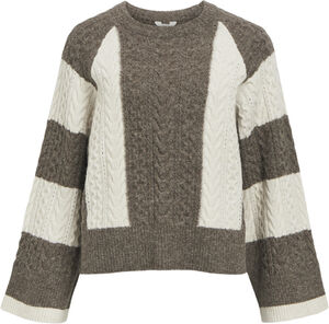 OBJROSA KNIT L/S RE PULLOVER 134