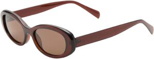 Oval-frame sunglasses