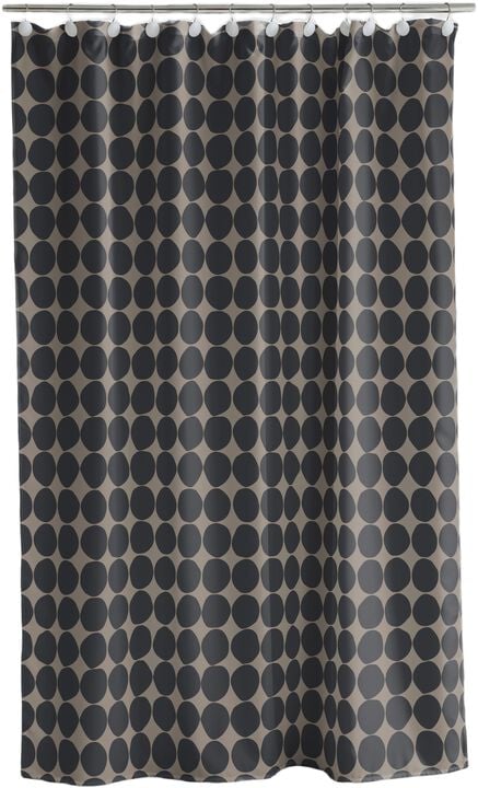 Badeforhæng 180x200 Bubbles Taupe