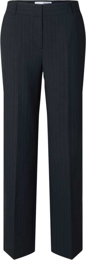 SLFRITA MW WIDE PANT PIN STRIPE NOO