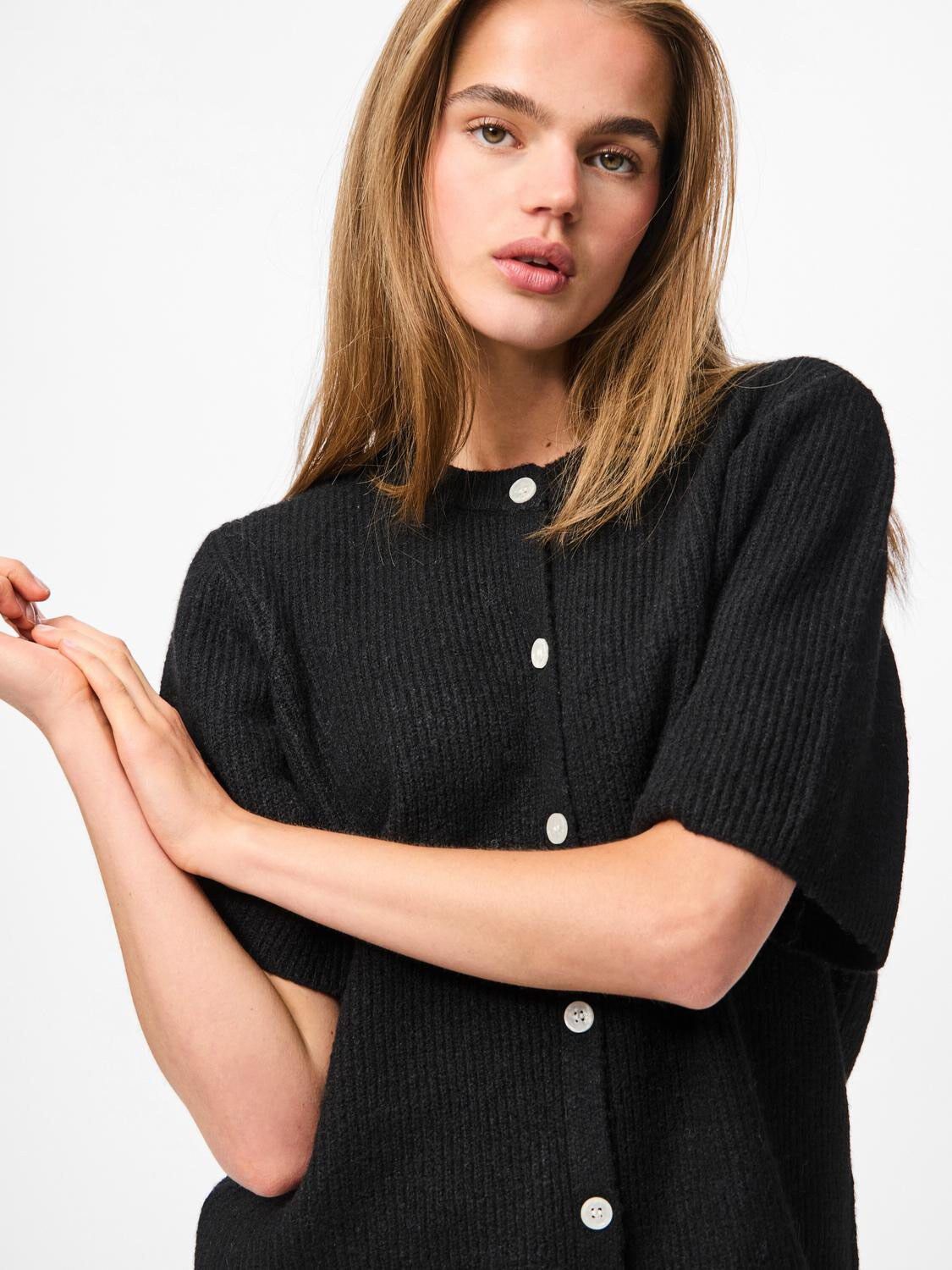 PCSILLY SS O-NECK KNIT CARDIGAN NOO