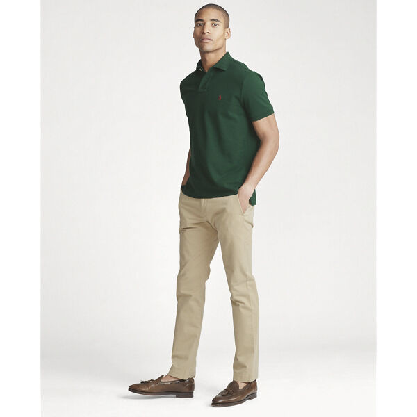 Custom Slim Fit Mesh Polo Shirt