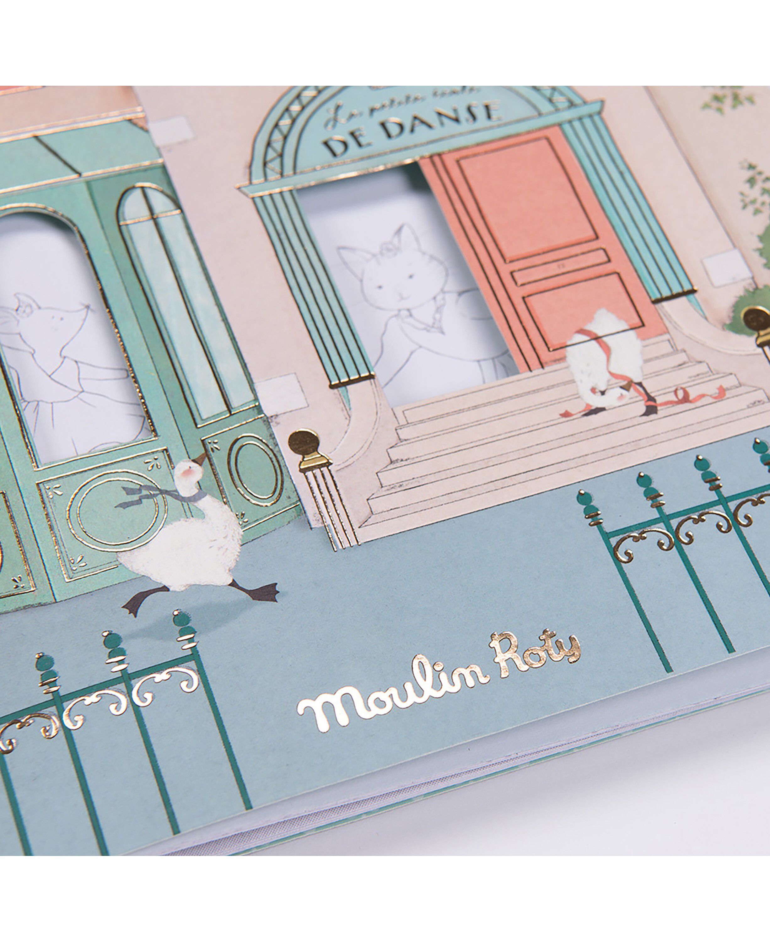 Moulin Roty - Malebog med 170 klisterm&aelig;rker - Den lille dans