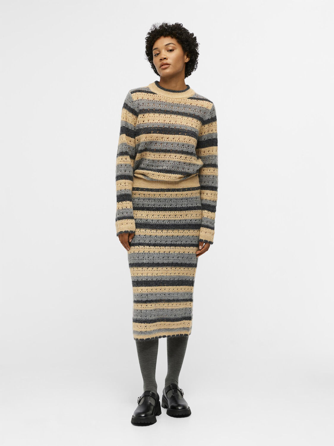 OBJSARO HW KNIT SKIRT 130